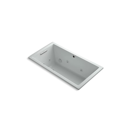 Kohler Underscore Rectangle 60" X 32" Heated Whirlpool Bath With End Drain 1168-JH-95